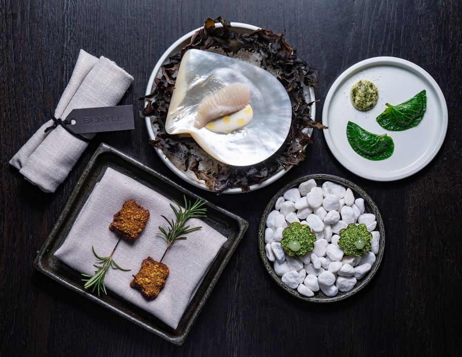A selection of dishes at Bentley in Sydney