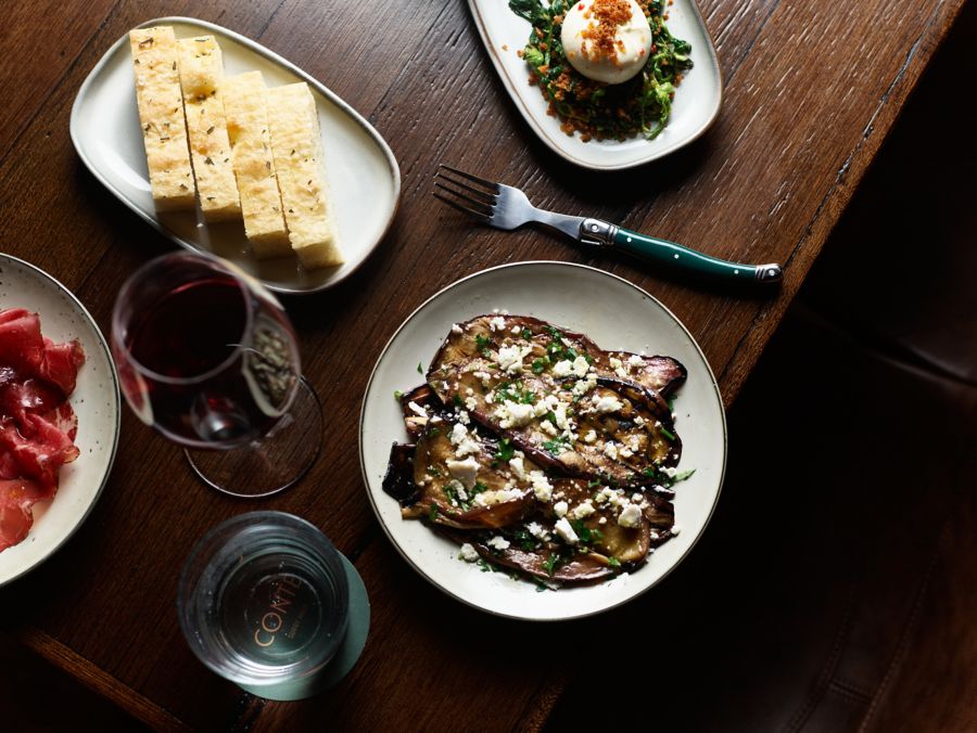 Various dishes at Bar Conte 