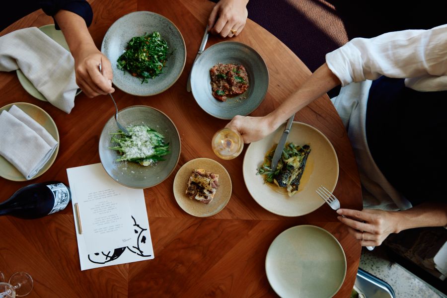 Try a range of dishes at Clover and pair it with some wines