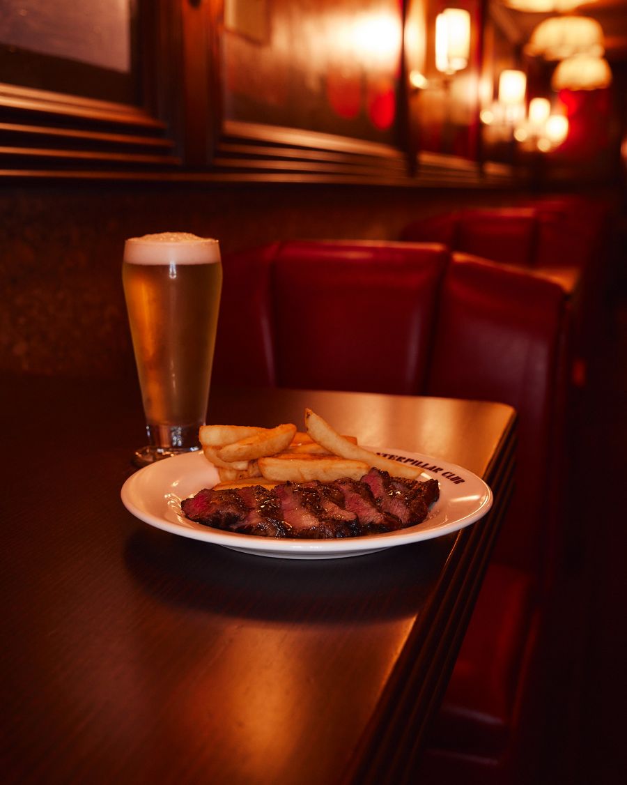 Food served at The Caterpillar Club