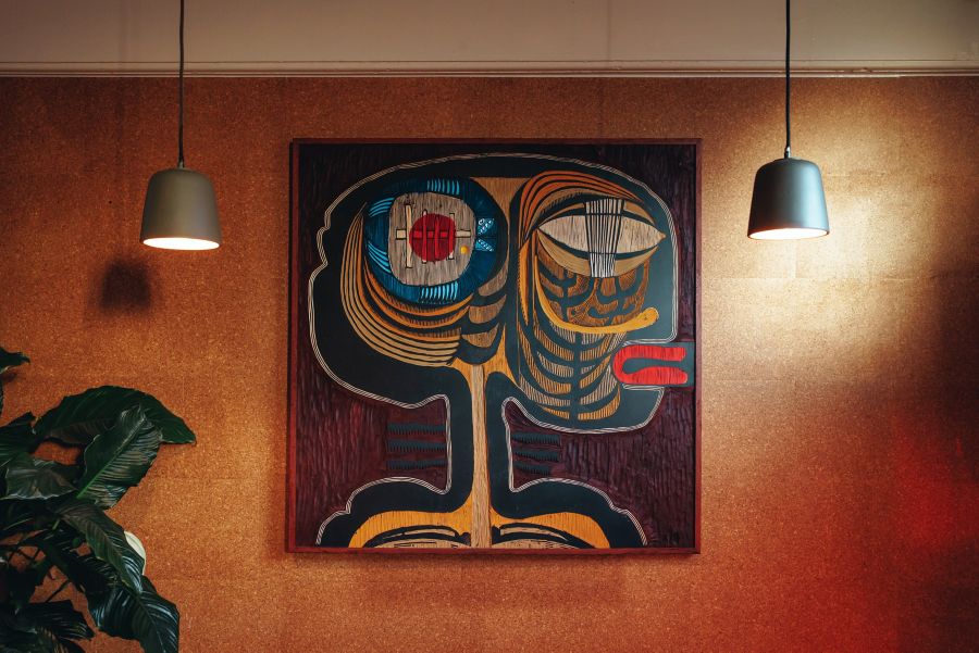 The artwork inside Misfits in Melbourne