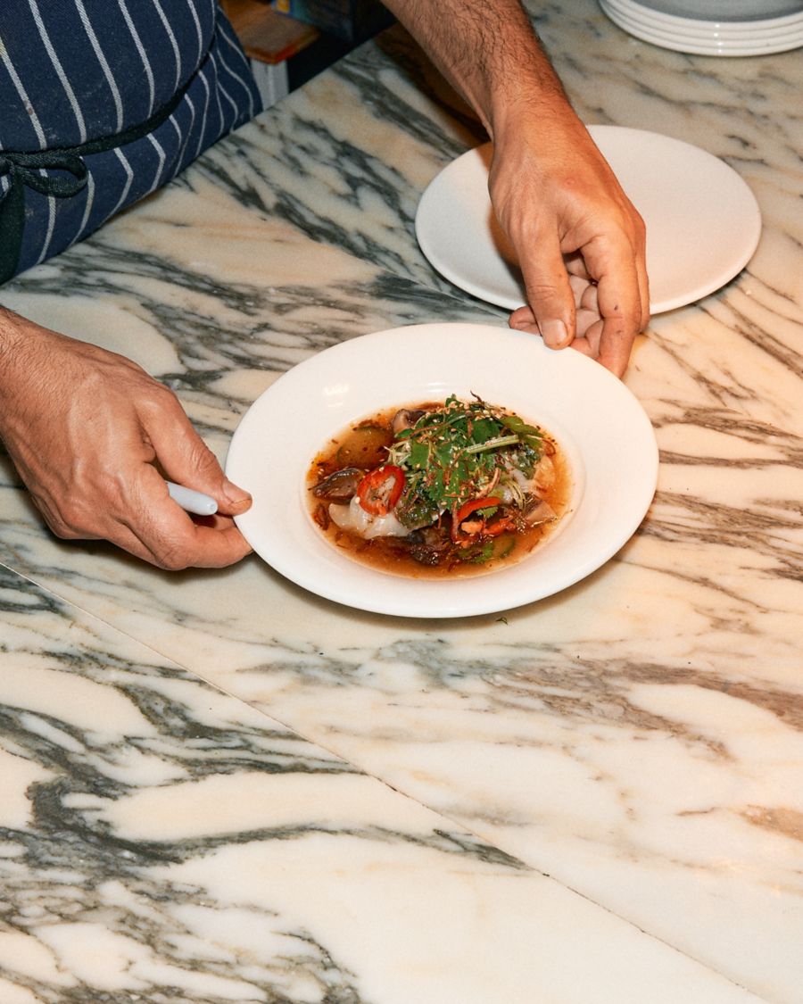 Food at Pastel wine Bar