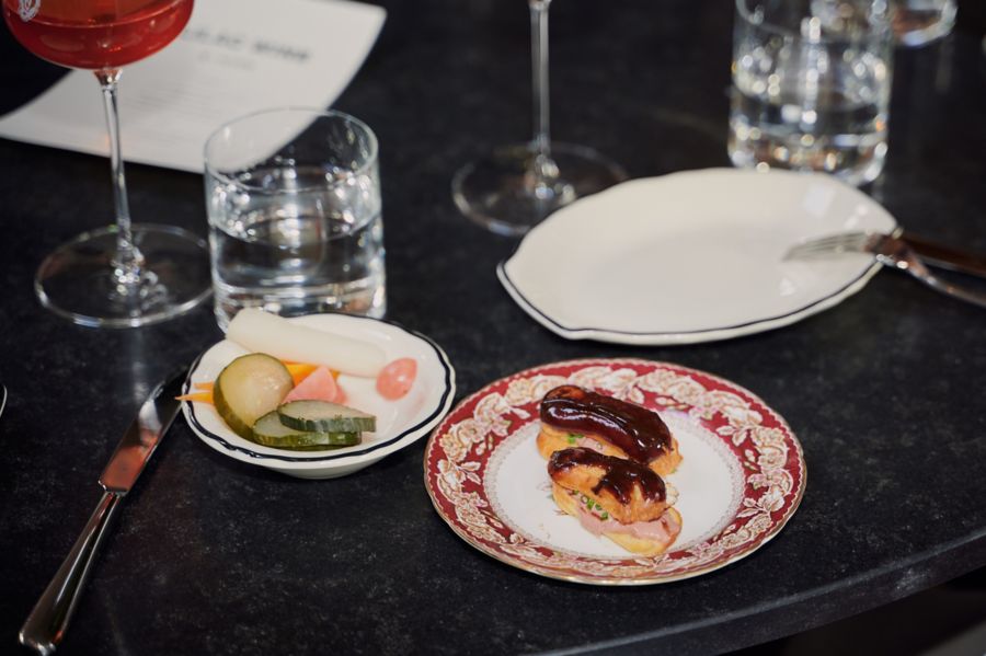 Two of the dishes served at Lilac Wine in Melbourne's Cremorne