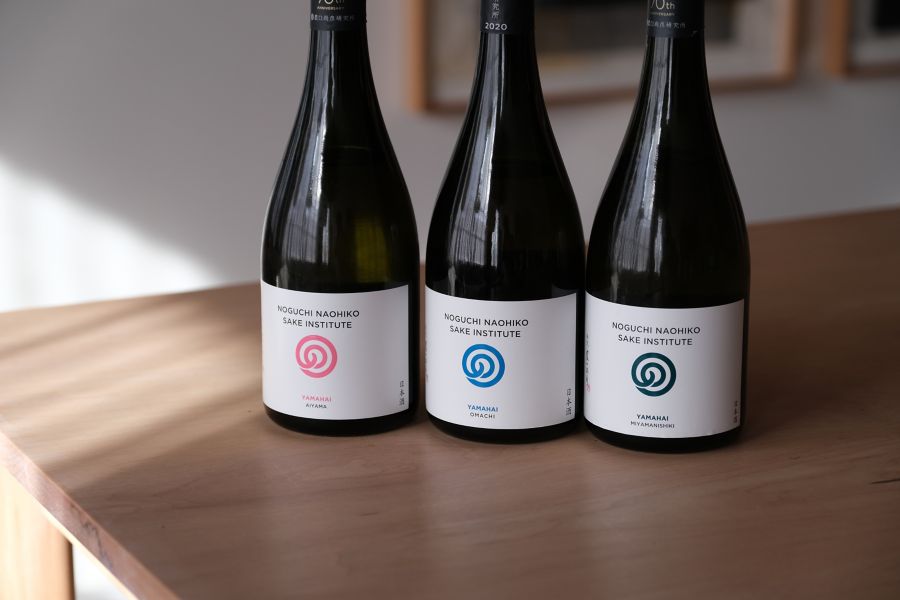 A flight of Noguchi Naohiko sake is on offer at Léonie Upstairs