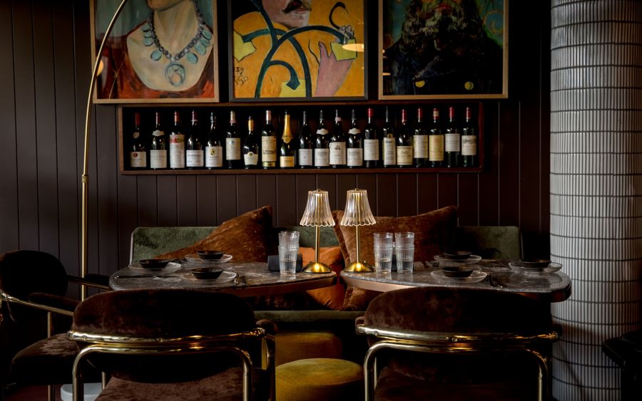 The setting inside Bar Conexao in Melbourne 