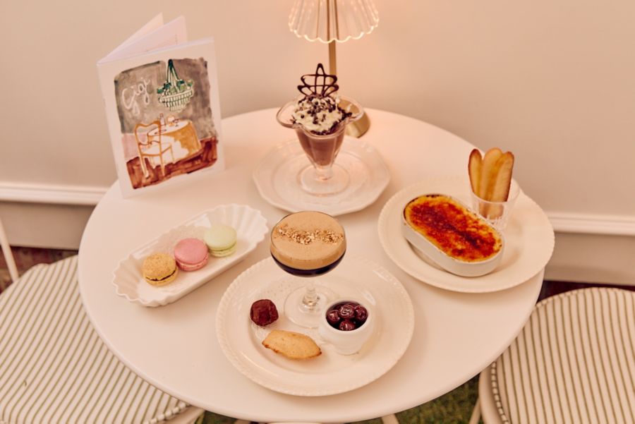 The Espresso Martini comes with its own special acccompaniments at Gigi