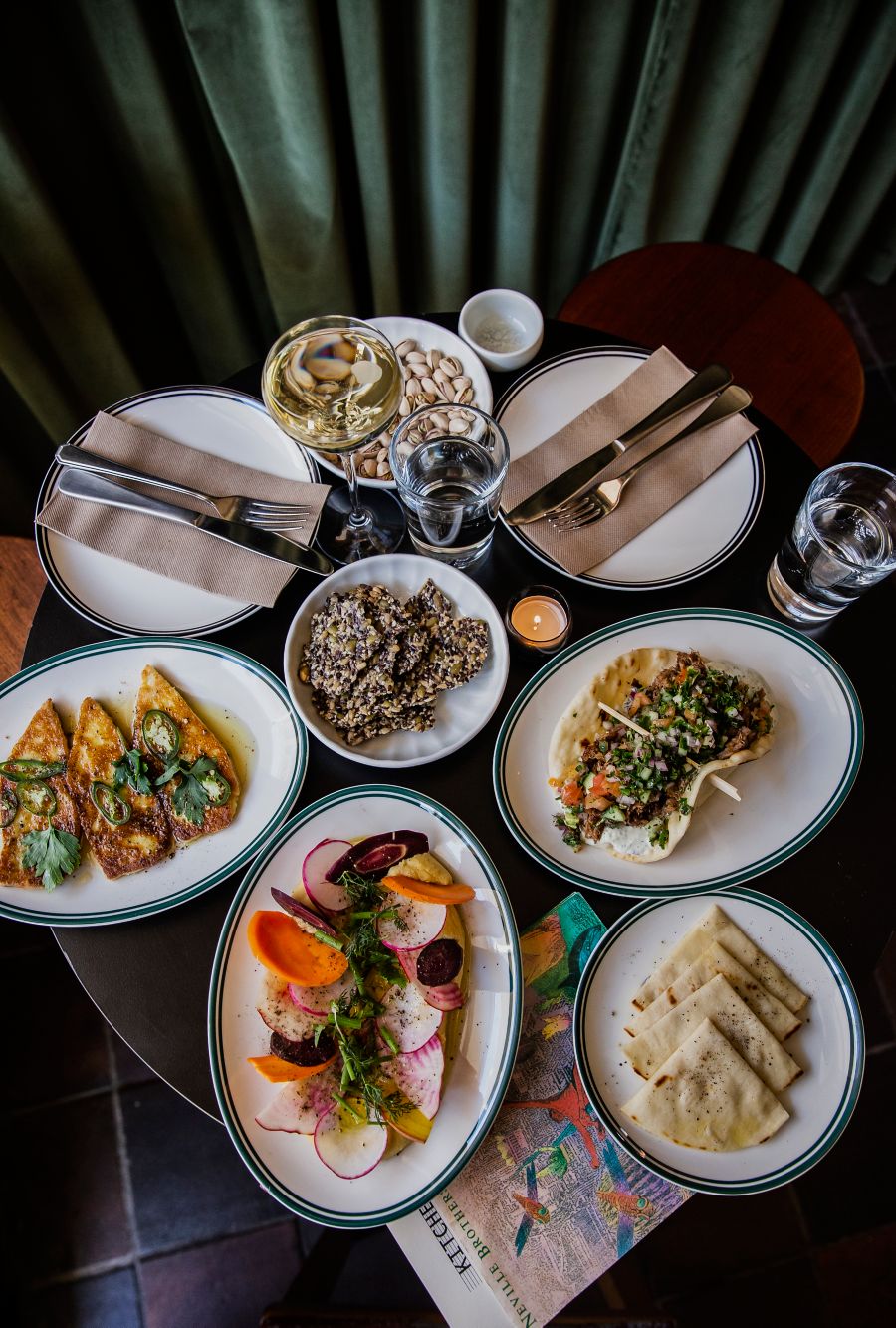 A selections of dishes served up at Ode to Sirens in WA