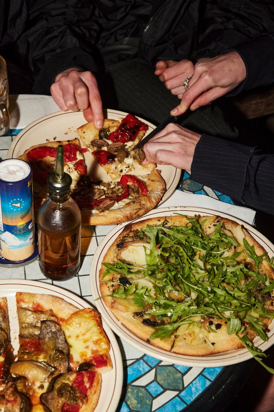 You can order pizzas from next door to Joe's Shoe Store, Melbourne