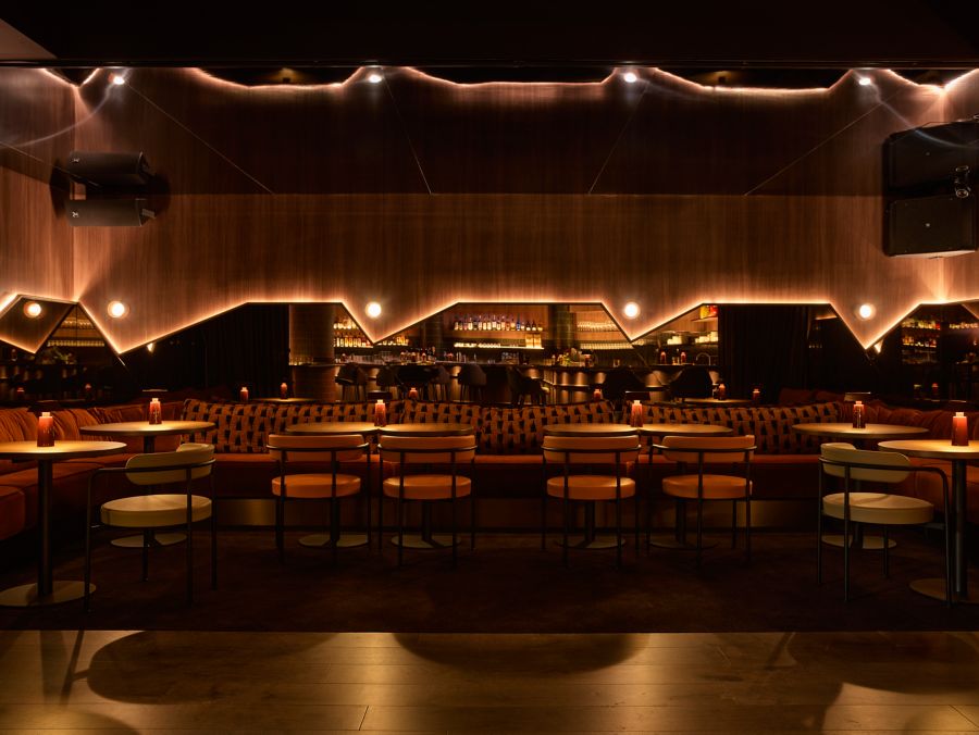 The moody interiors at Mr Mills in Melbourne CBD