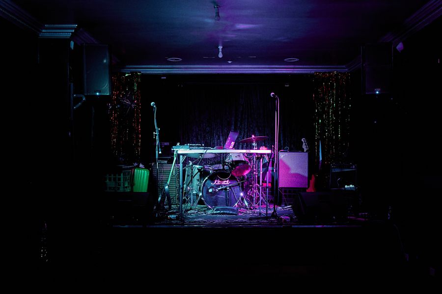 DJ area at NIghthawaks