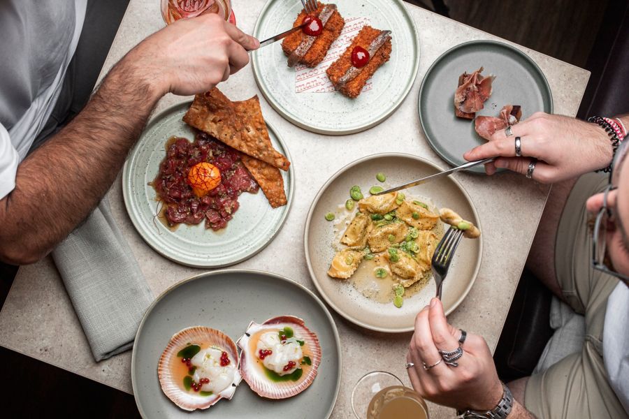 Food serverd up at Banco in Manly