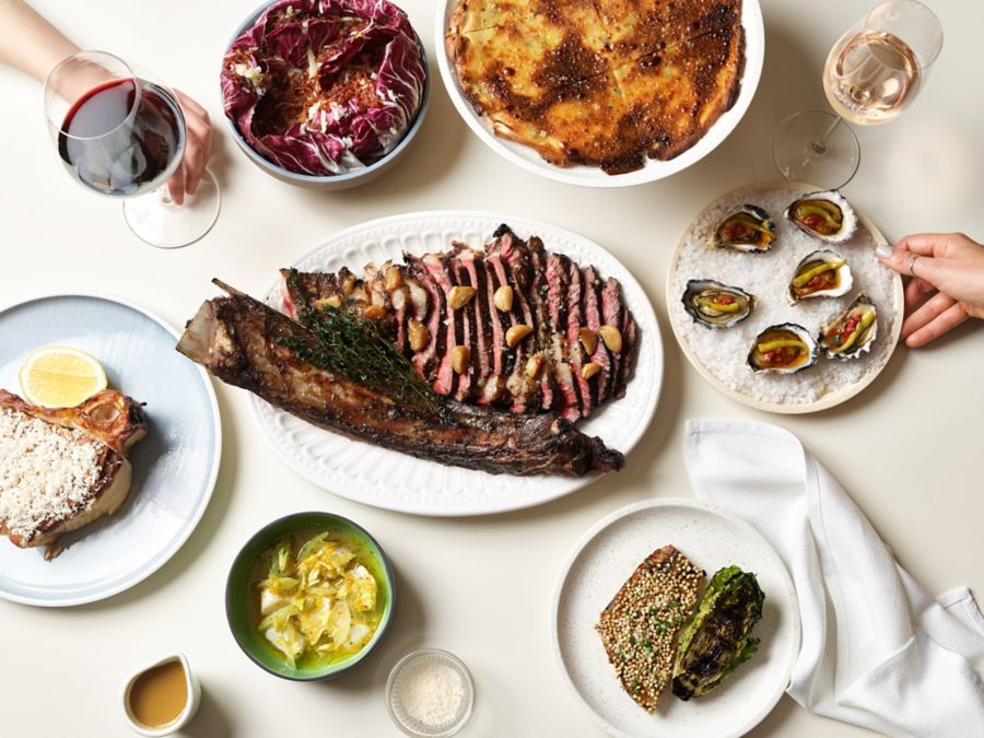 A selection of dishes on offer at Poetica in Sydney