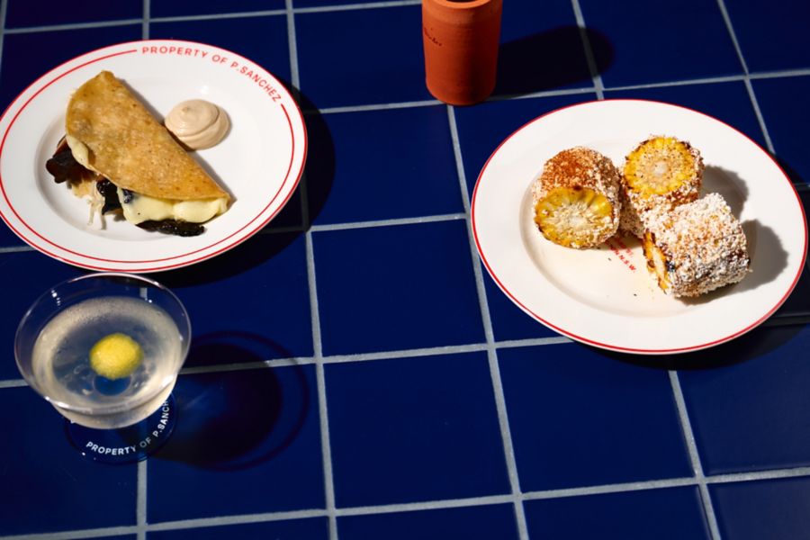 Food served at El Primo Sanchez