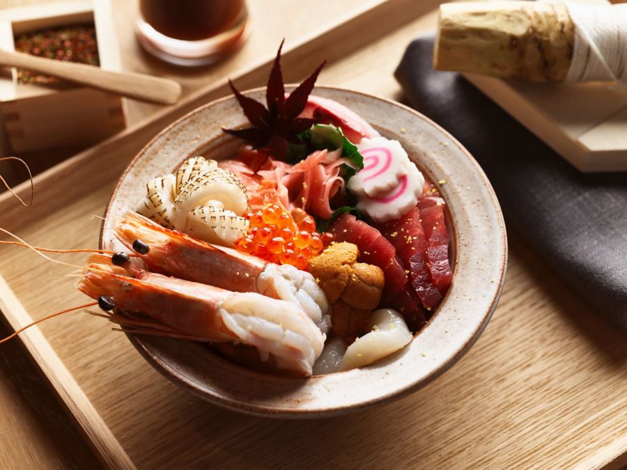 A Japanese dish at Rekodo 