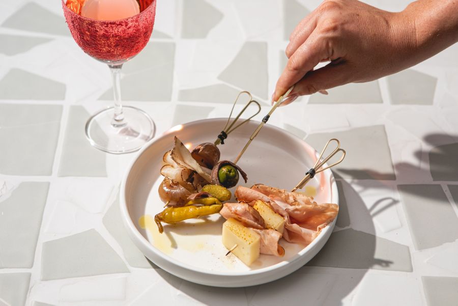 Food available at Purple Palm