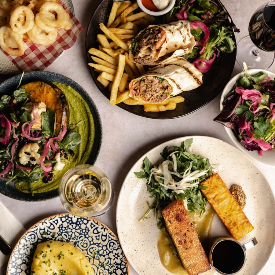 Some of the tasty dishes at Cornish Arms Rooftop Bar