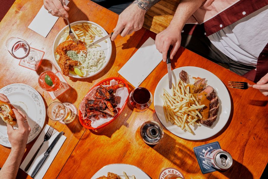 image of dishes at The keys