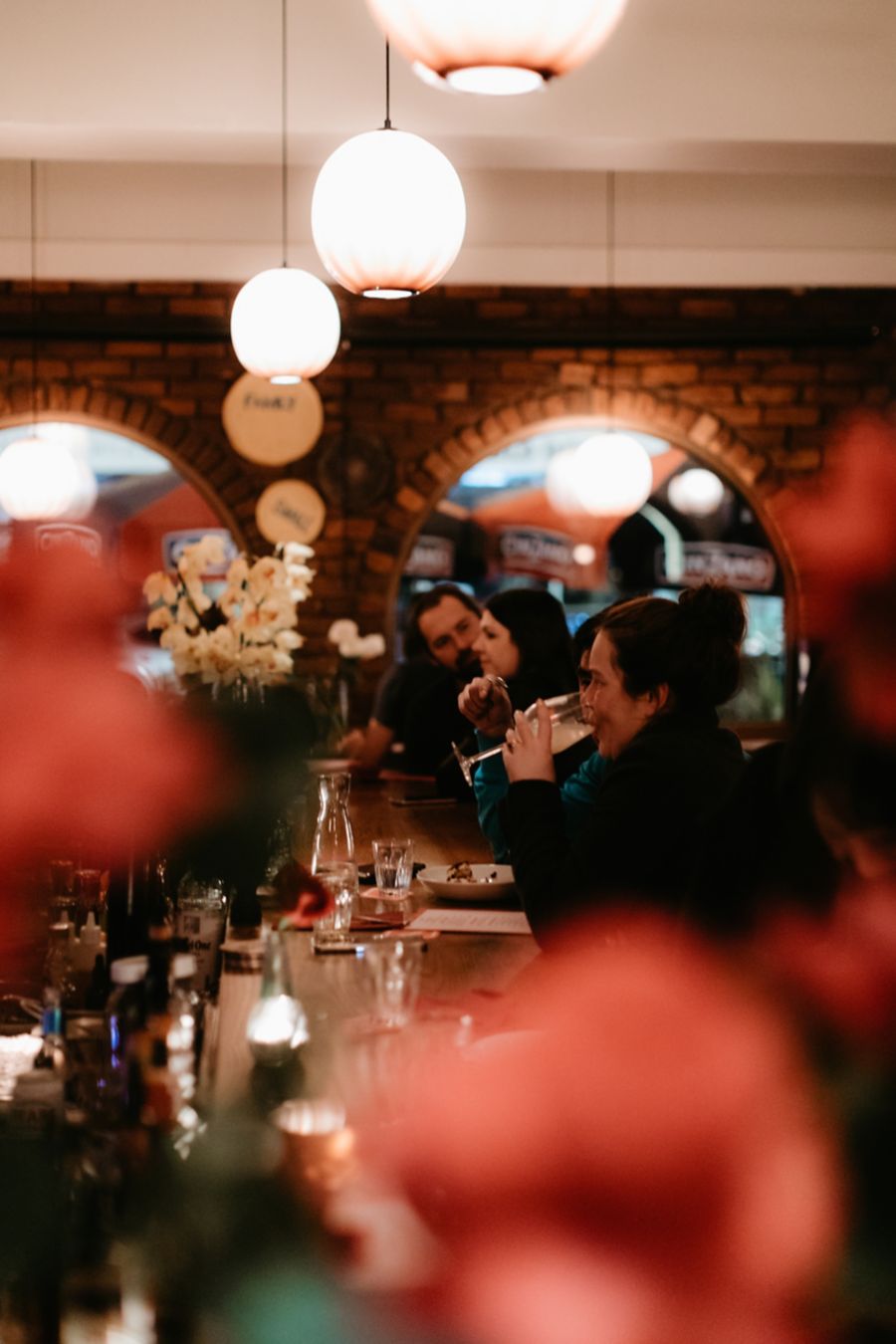 At the bar in 1800 Lasagne in Melbourne