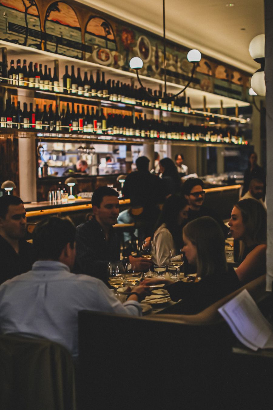 Diners enjoying Palazzo Salato