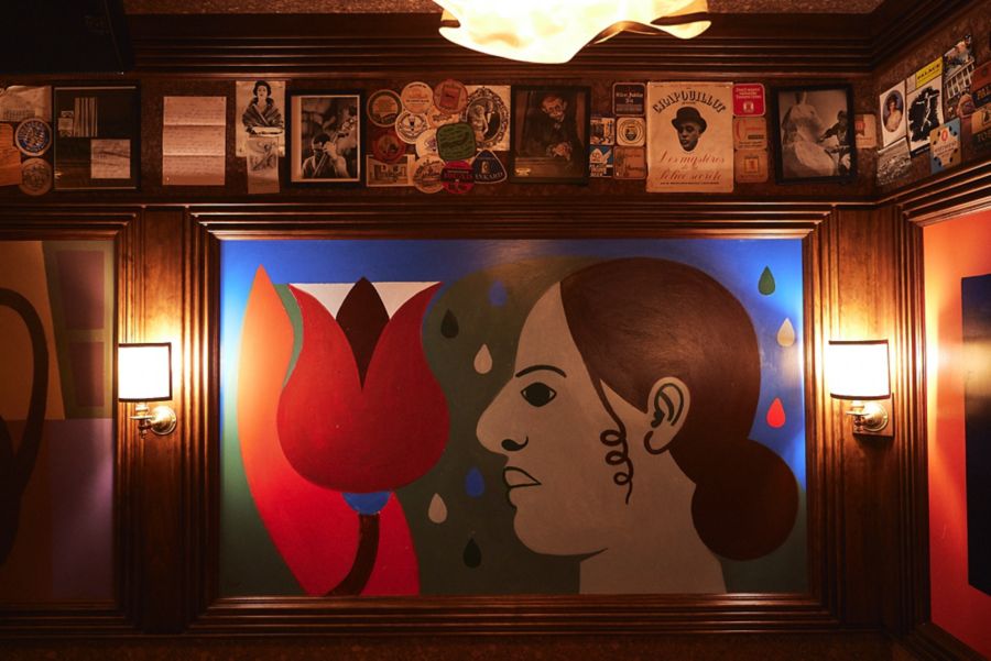 The decor at The Caterpillar Club in Sydney