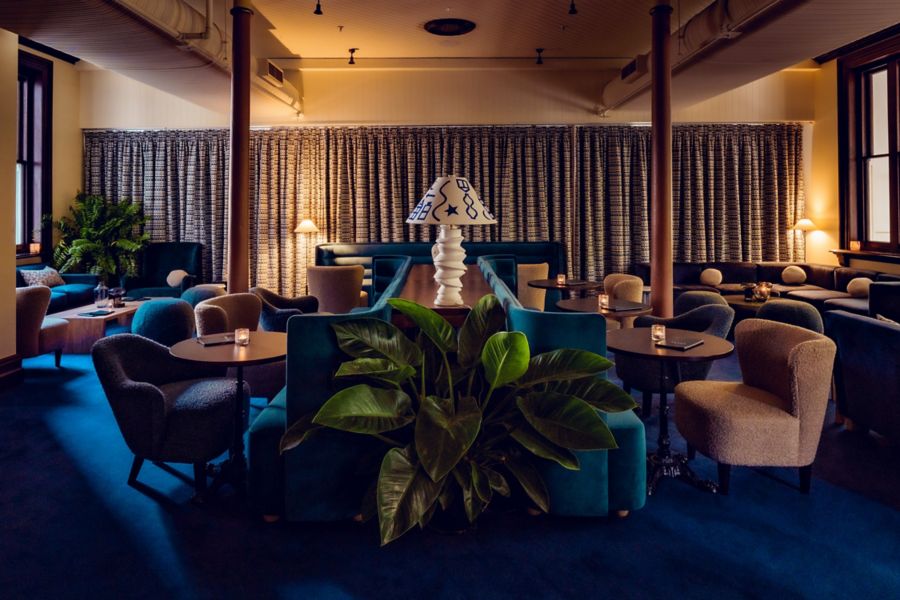 The setting inside Club Felix, which is part of Naldham House in Brisbane