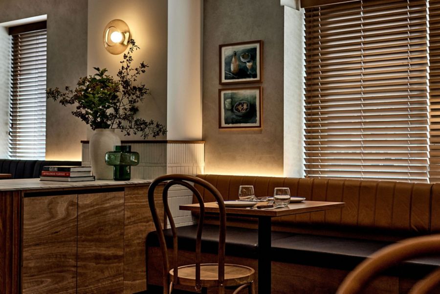 The decor at Gertrude Hotel in Melbourne