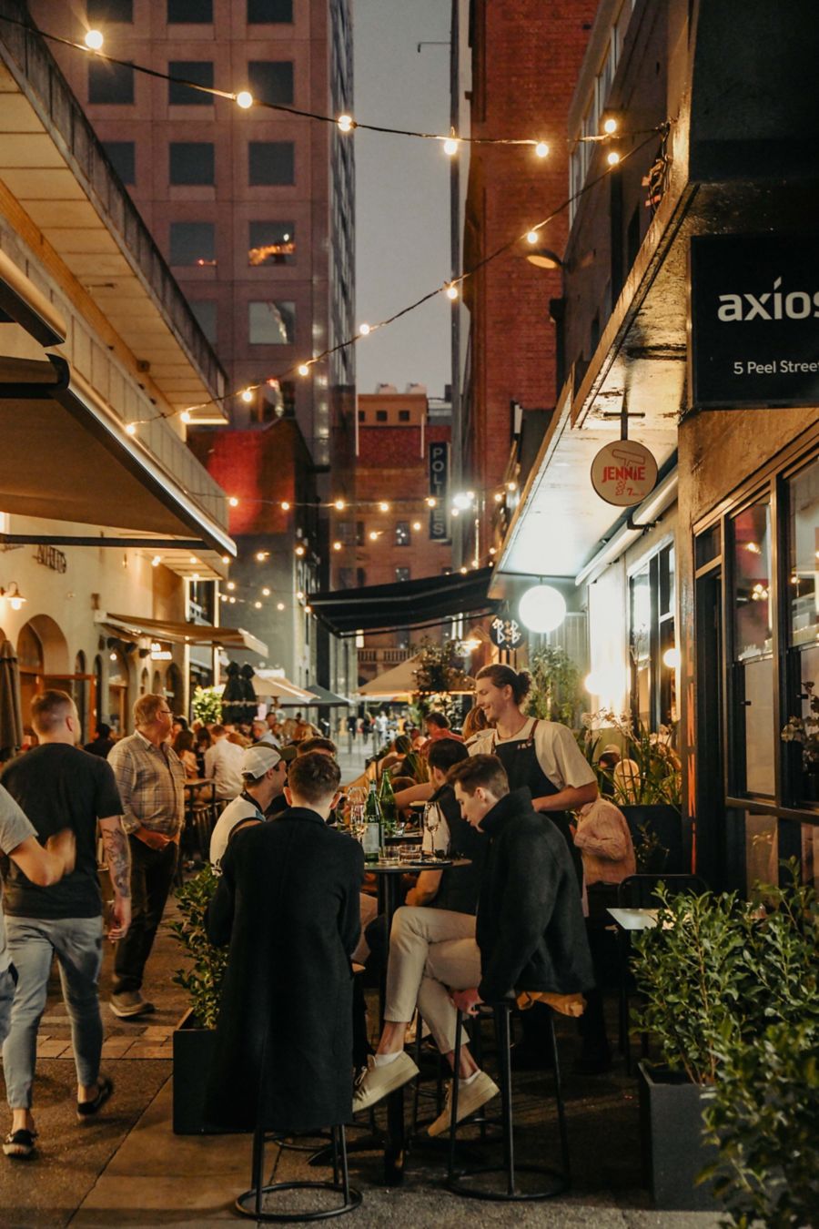 catch-ups with mate at Jennie wine bar 