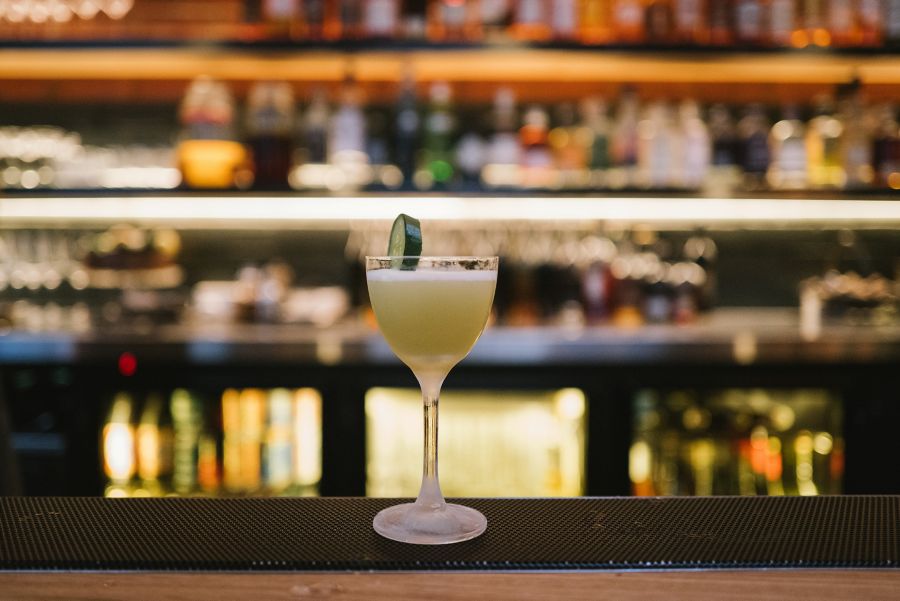 A cocktail served at Lilac Wine in Melbourne