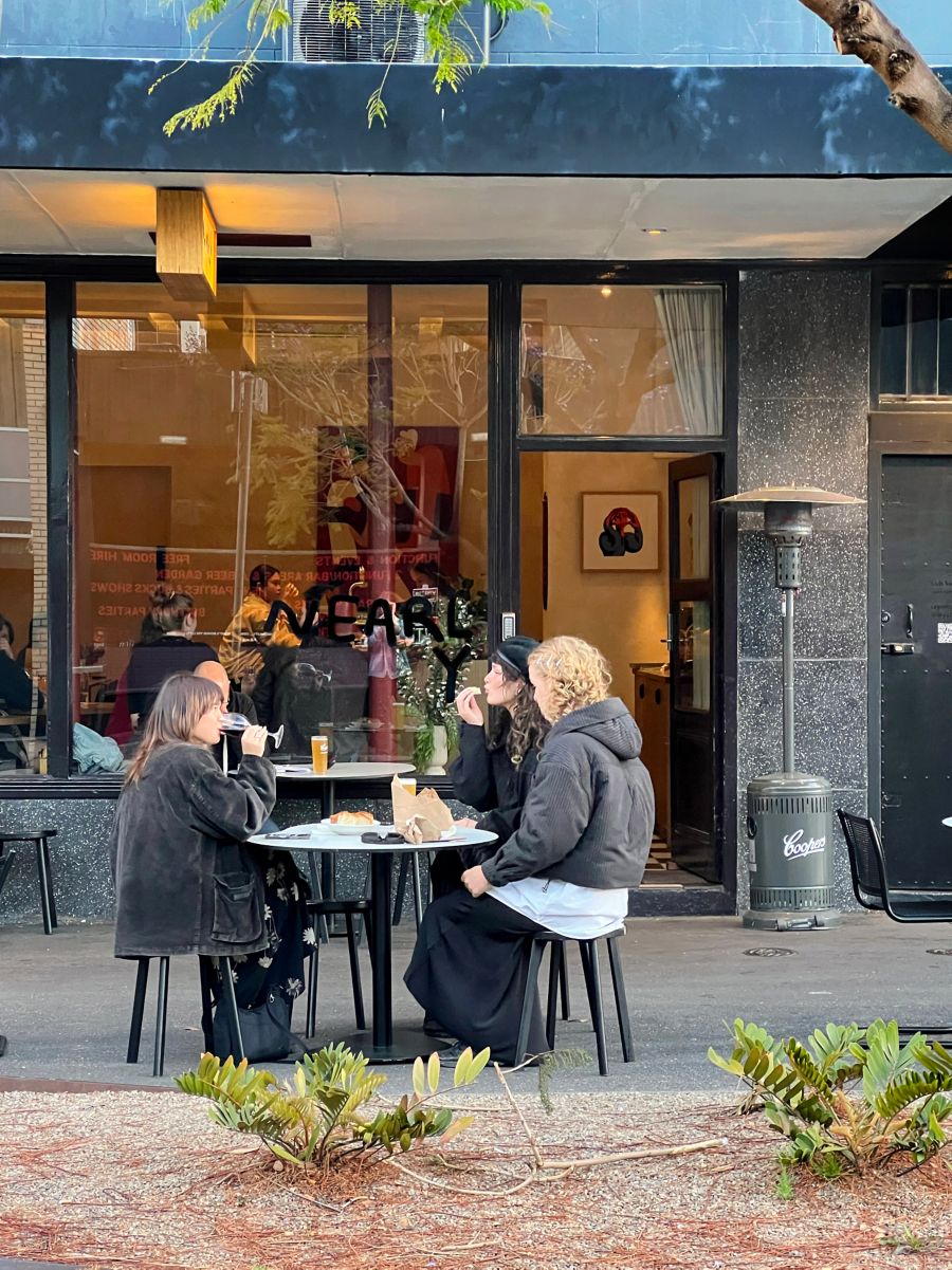 Al fresco seating at Adelaide's Nearly