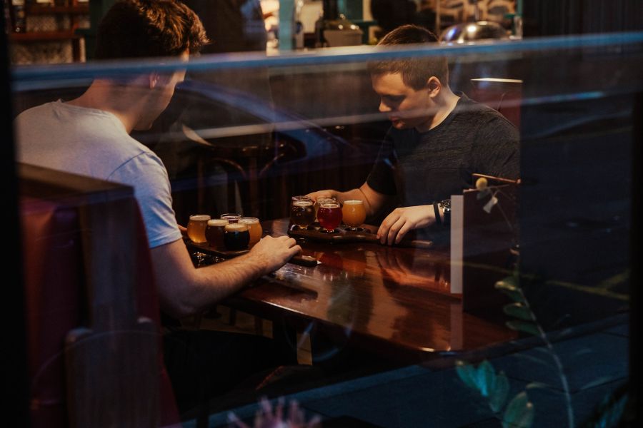 Drinks served at Nola