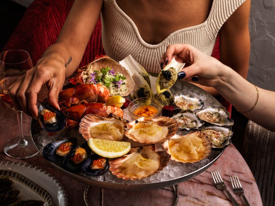 The seafood platter at Martinez in Sydney