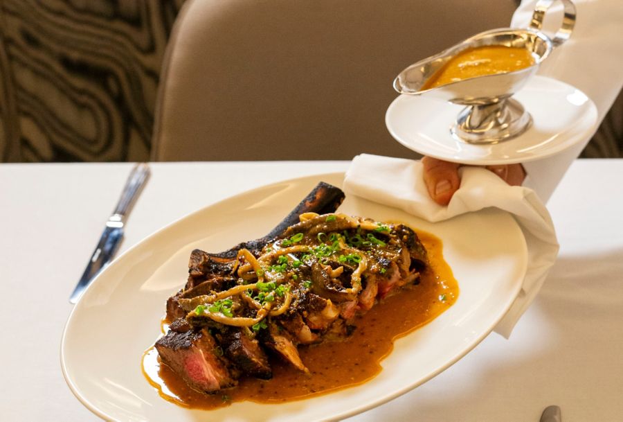 The rib-eye steak served at Gibney in Perth