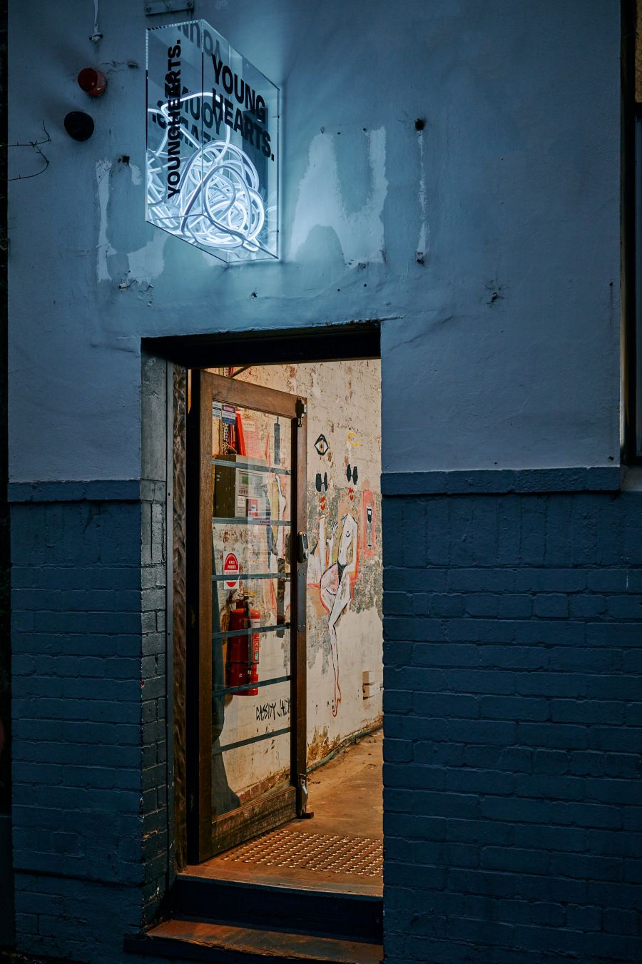 Bar counter at Young Hearts