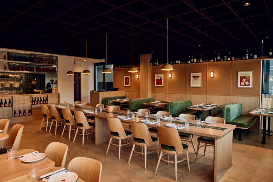 Inside Bandit Pizza and Wine in Adelaide