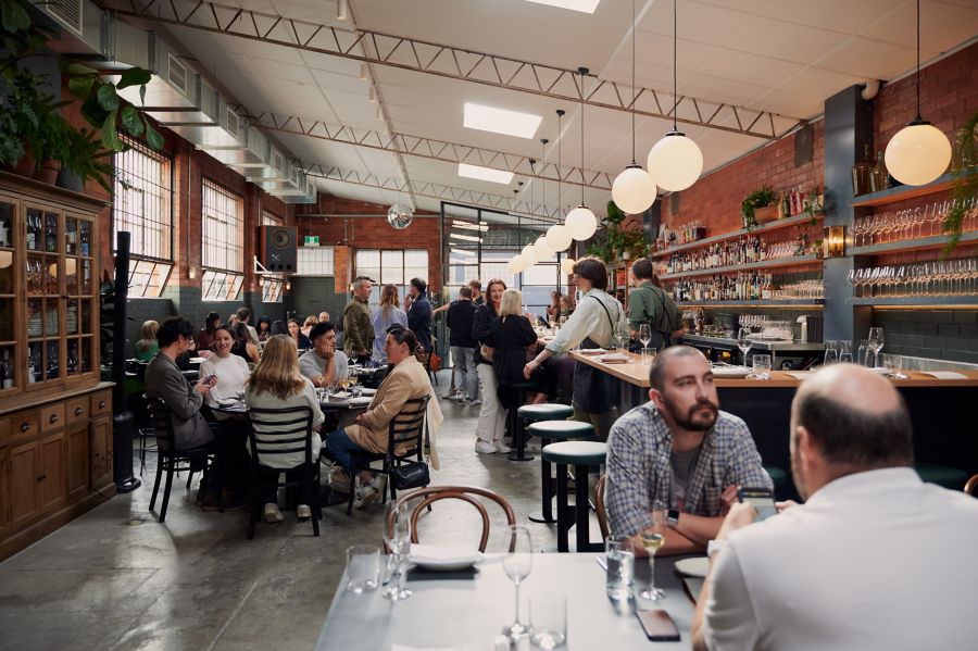 A busy scene at Lilac Wine in Melbourne