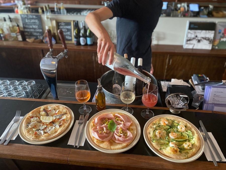 Food and drinks at Joe's Shoe Store