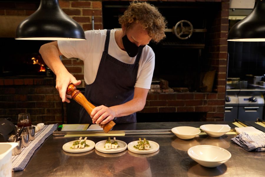 Food and drinks pairing at The Agrarian Kitchen, Australia