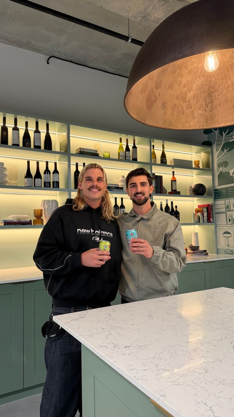 Meet Barry, the drink bringing footy rivals together