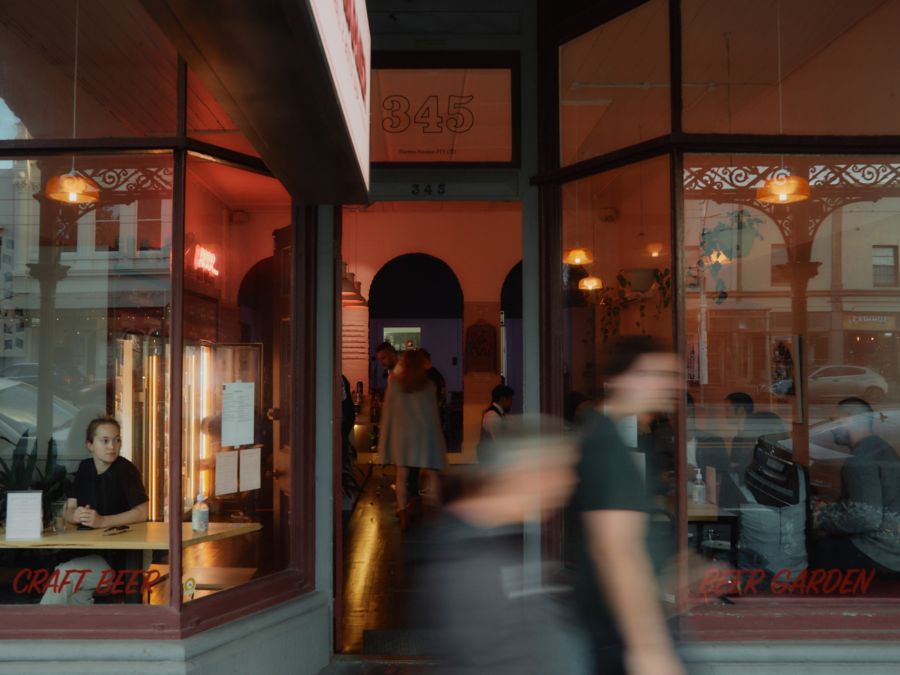 The facade of Benchwarmer in Melbourne