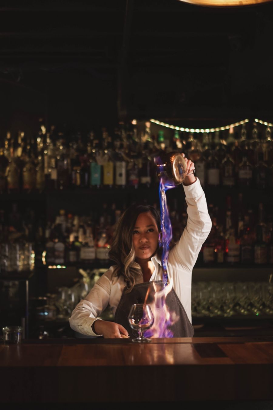 Image of bar tender at Burrow Bar