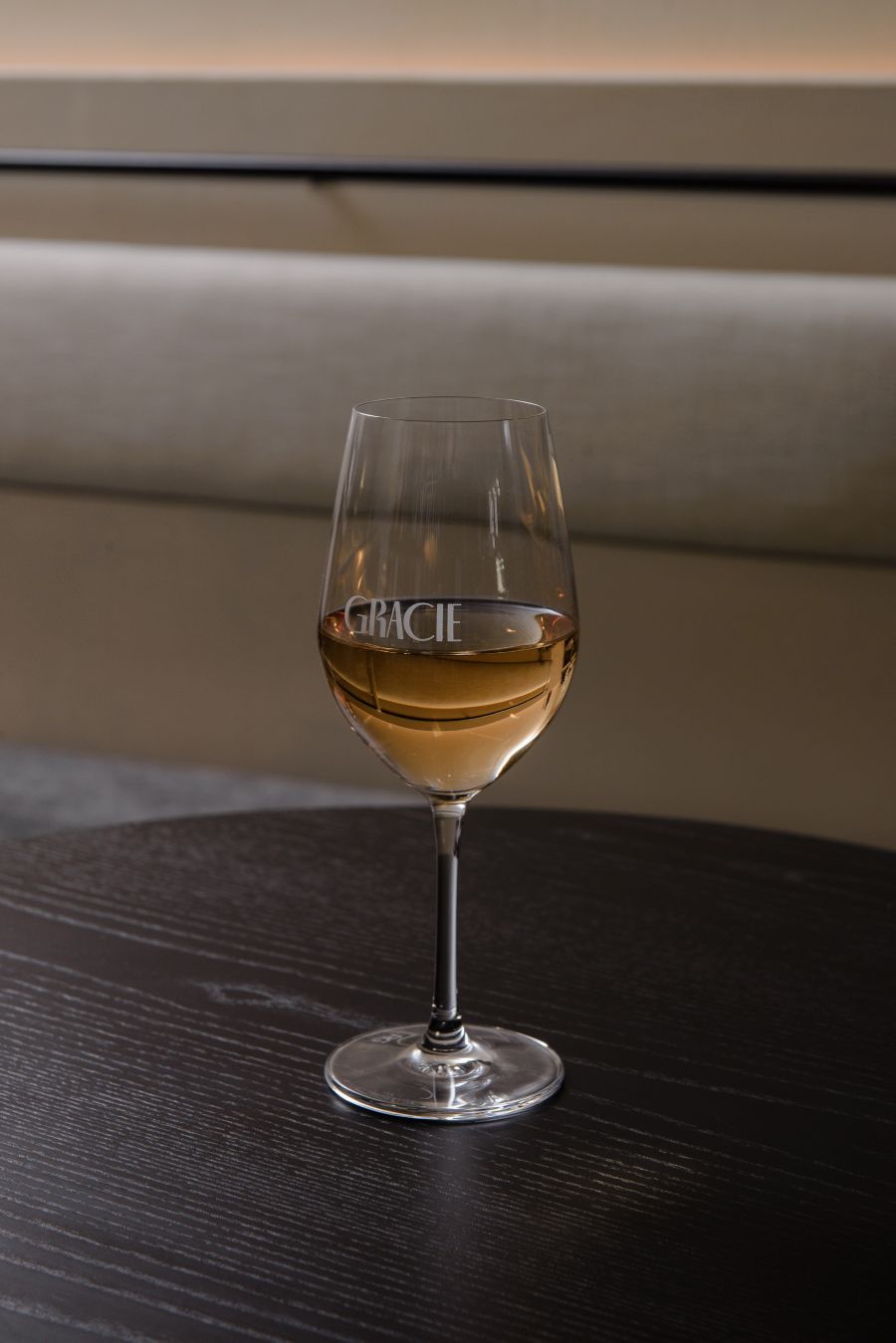 Glass of drink at Gracie