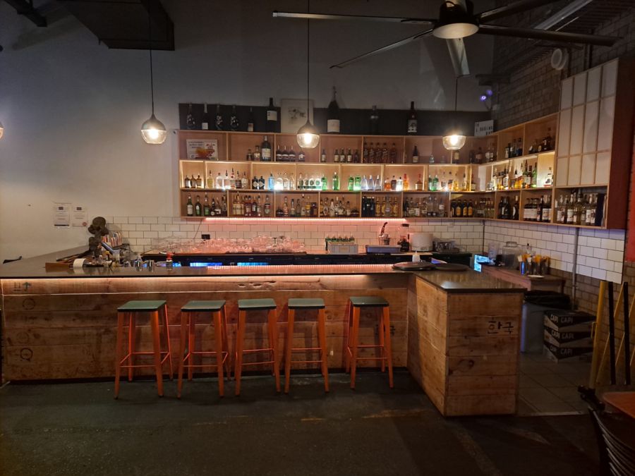 Wine Shelf at The Loading Bay, Darwin