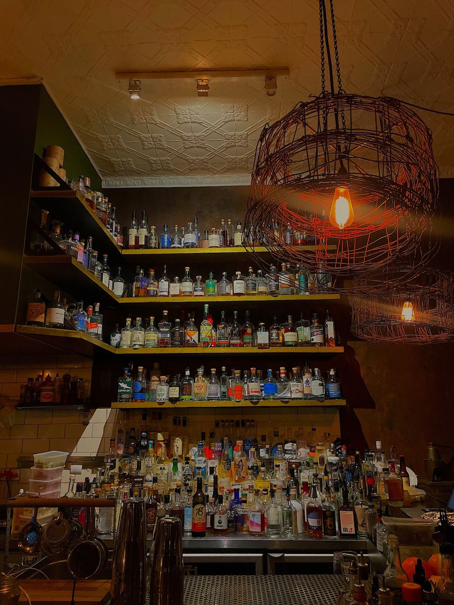 The incredible selection of drinks at Bad Frankie