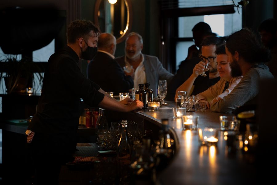 Bar counter at Yarra Falls