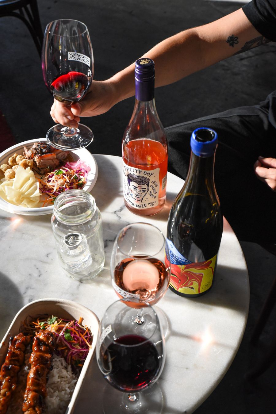 image of cocktails at Oddio