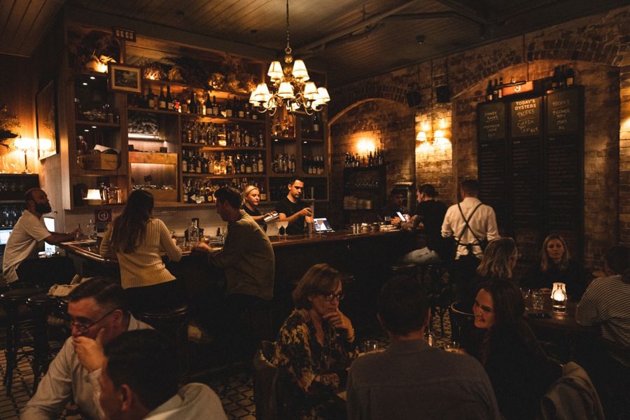 Bar Counter at The Rover Sydney