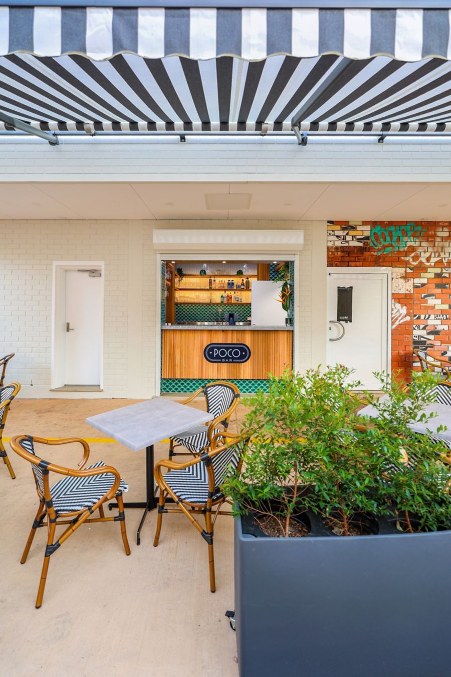 sitting area at Poco bar