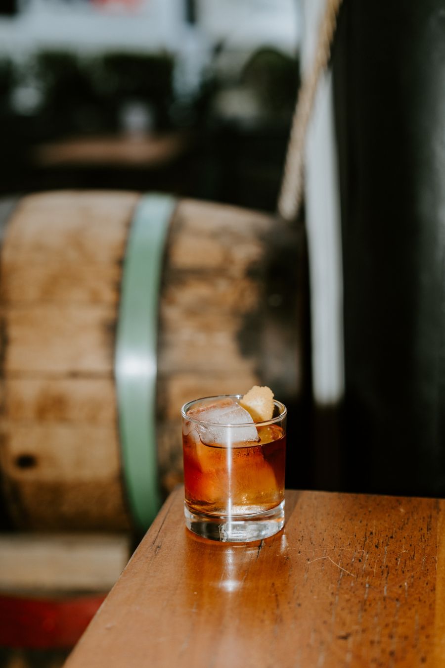 A glass of whisky at Whisky Den