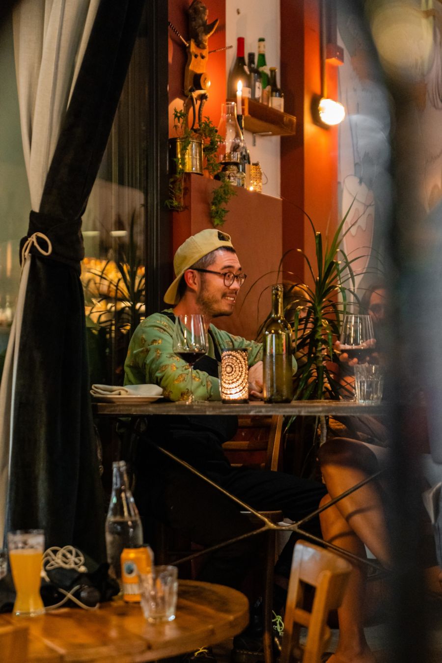 Customers at the Where's Nick Wine Bar