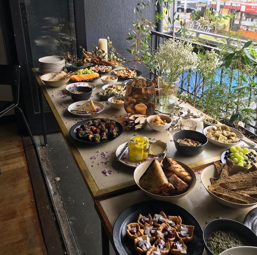 Food and drinks served at Golden Gully